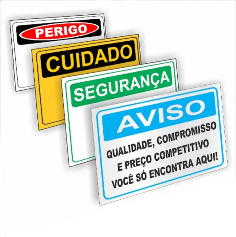 Imagem ilustrativa de Placa pvc personalizada